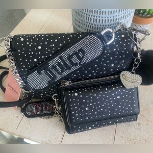 NWT Glitz and Glam Crossbody Bag + Matching Wallet